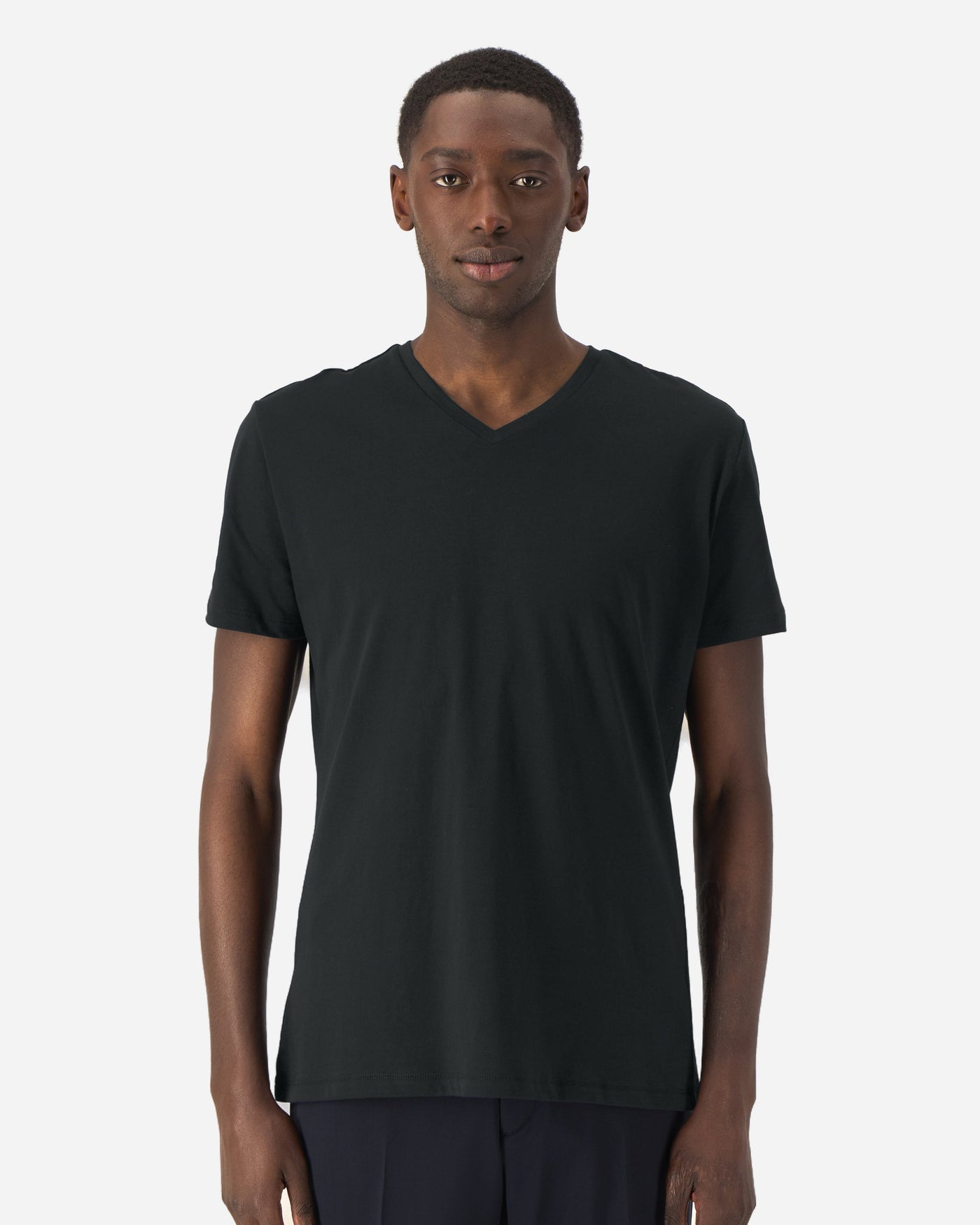 T-shirt homme Stanley Presenter porté, coloris Black