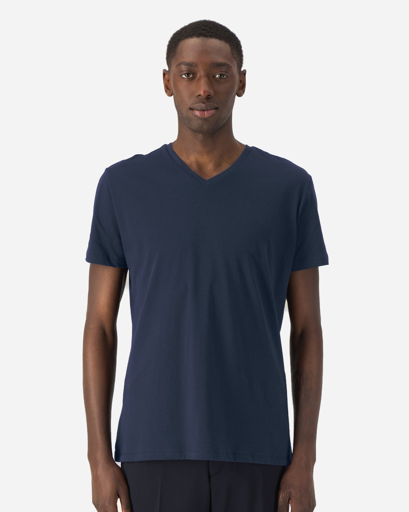 T-shirt homme Stanley Presenter porté, coloris French Navy