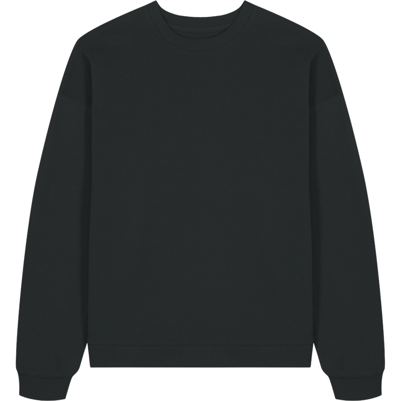 Sweat unisexe Radder 2.0 à plat, coloris Black
