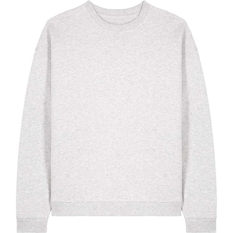 Sweat unisexe Radder 2.0 à plat, coloris Cool Heather Grey
