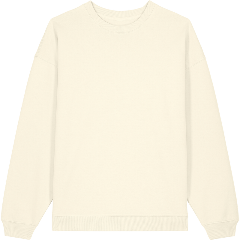 Sweat unisexe Radder 2.0 à plat, coloris Cream