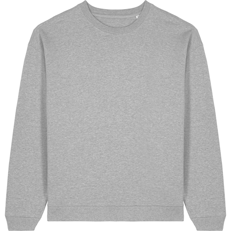 Sweat unisexe Radder 2.0 à plat, coloris Heather Grey