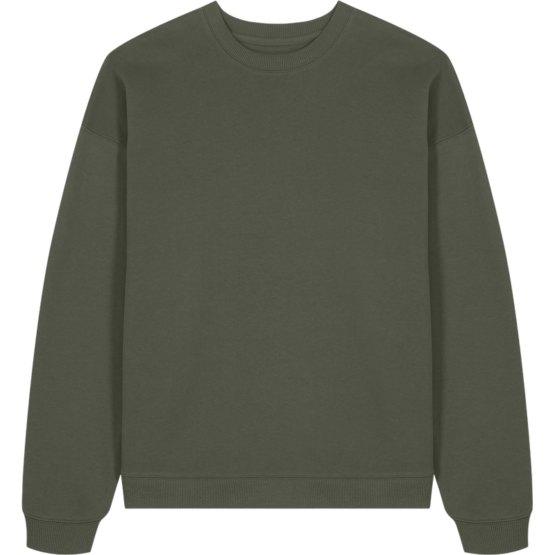 Sweat unisexe Radder 2.0 à plat, coloris Khaki