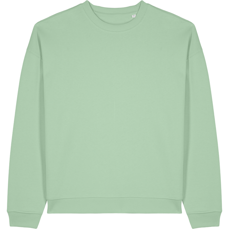 Sweat unisexe Radder 2.0 à plat, coloris Misty Jade