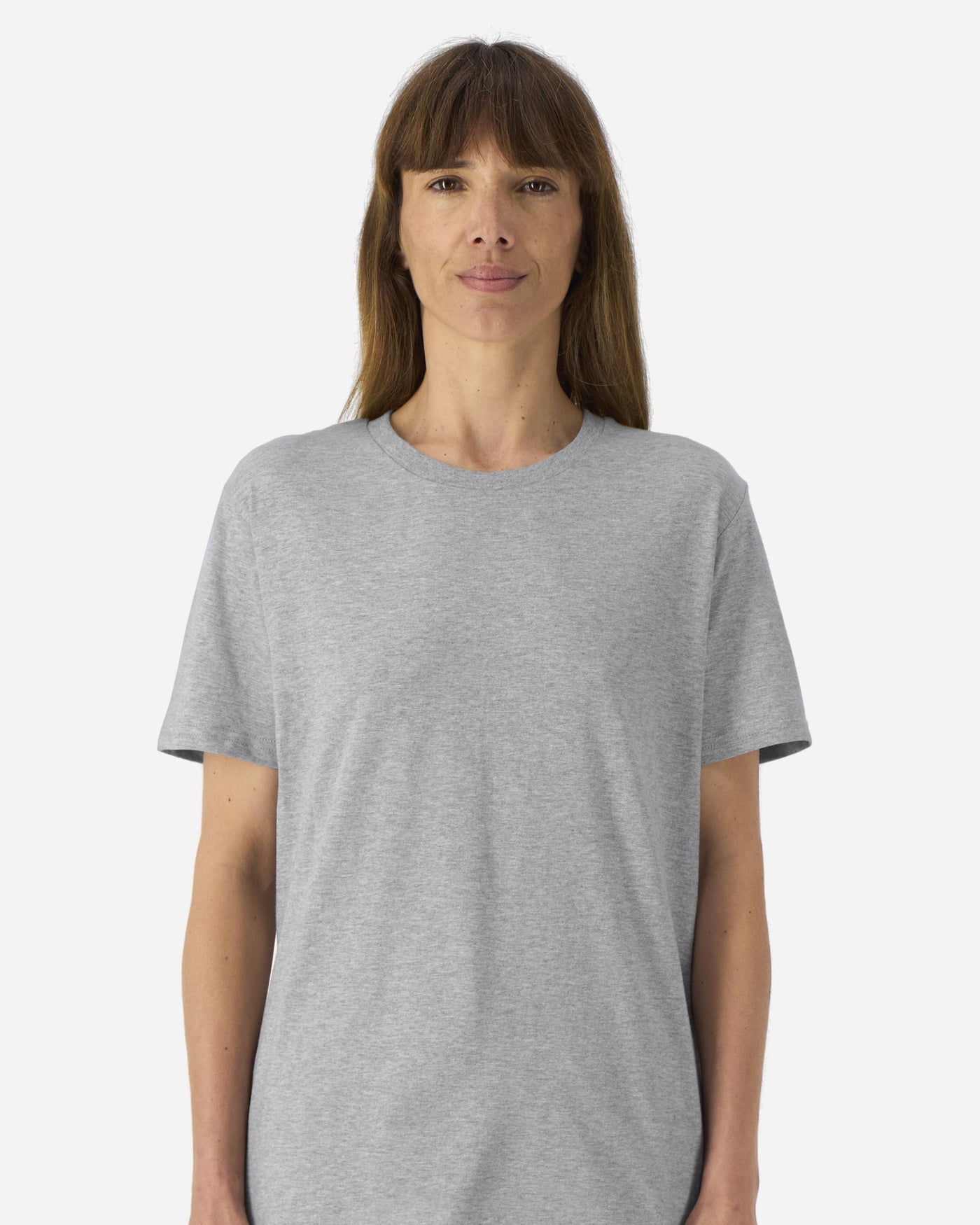 T-shirt unisexe Rocker porté, coloris Heather Grey