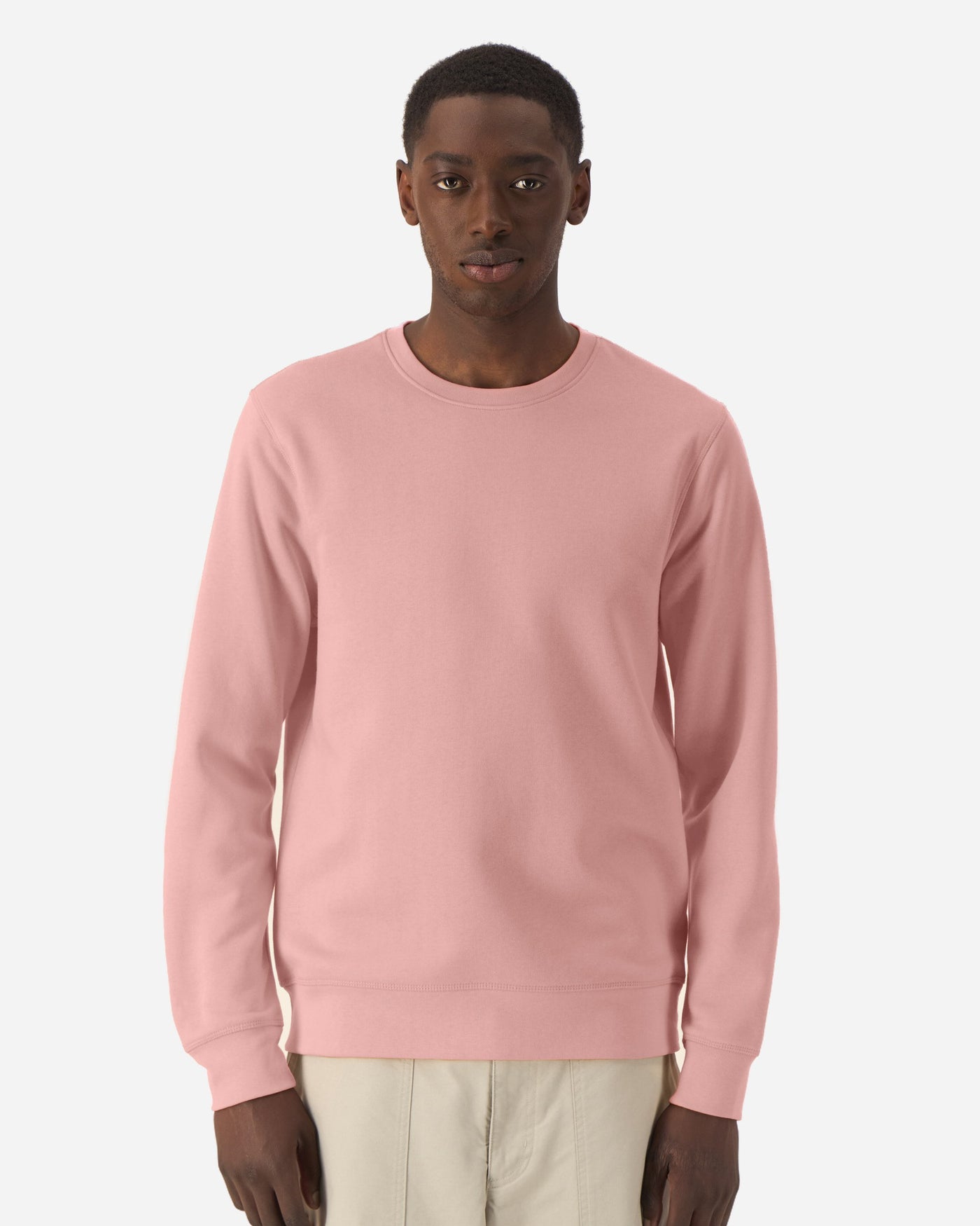 Sweat unisexe Roller porté, coloris Canyon Pink