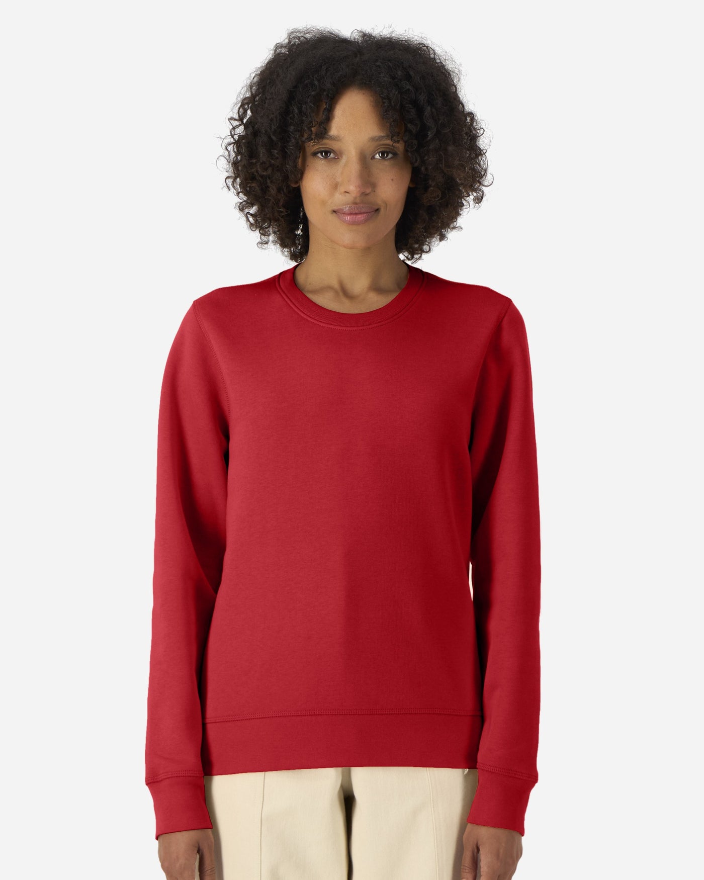 Sweat unisexe Roller porté, coloris Red