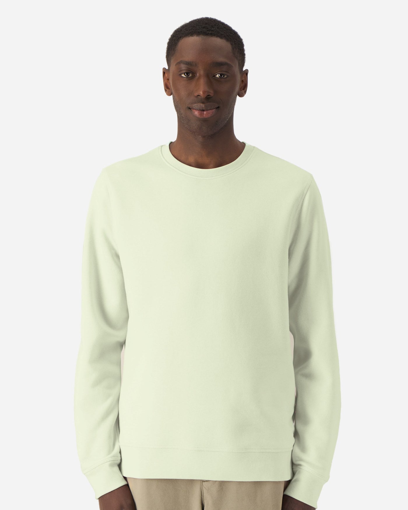 Sweat unisexe Roller porté, coloris Stem Green