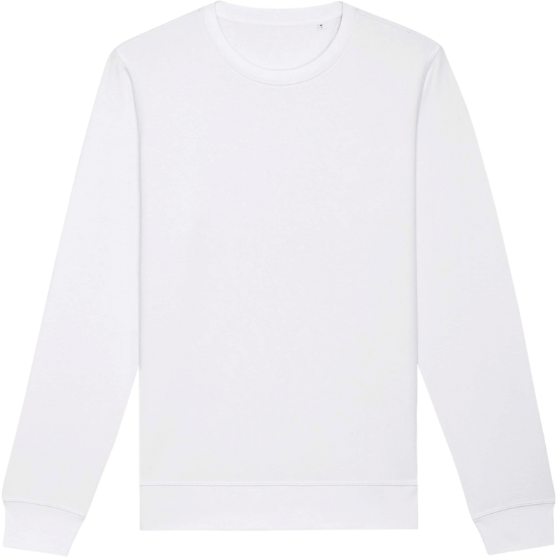 Sweat unisexe Roller à plat, coloris White