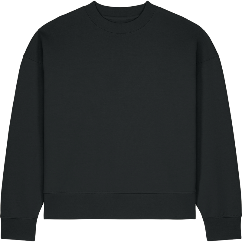 Sweat unisexe Ryler à plat, coloris Black