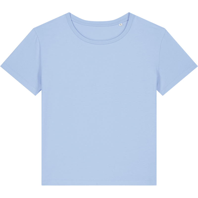 T-shirt femme Stella Serena à plat, coloris Blue Soul
