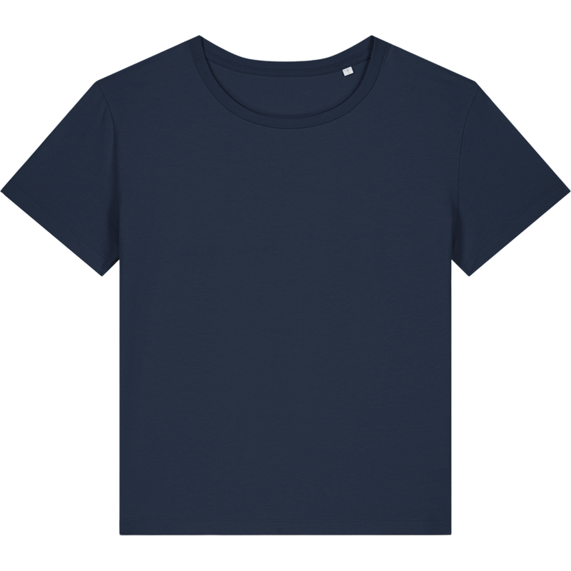T-shirt femme Stella Serena à plat, coloris French Navy