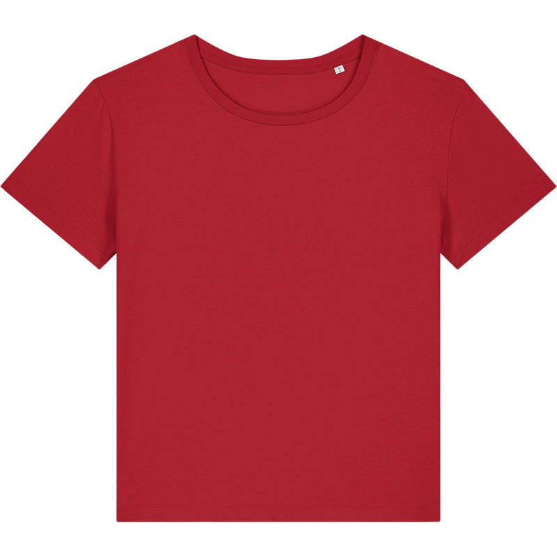 T-shirt femme Stella Serena à plat, coloris Red