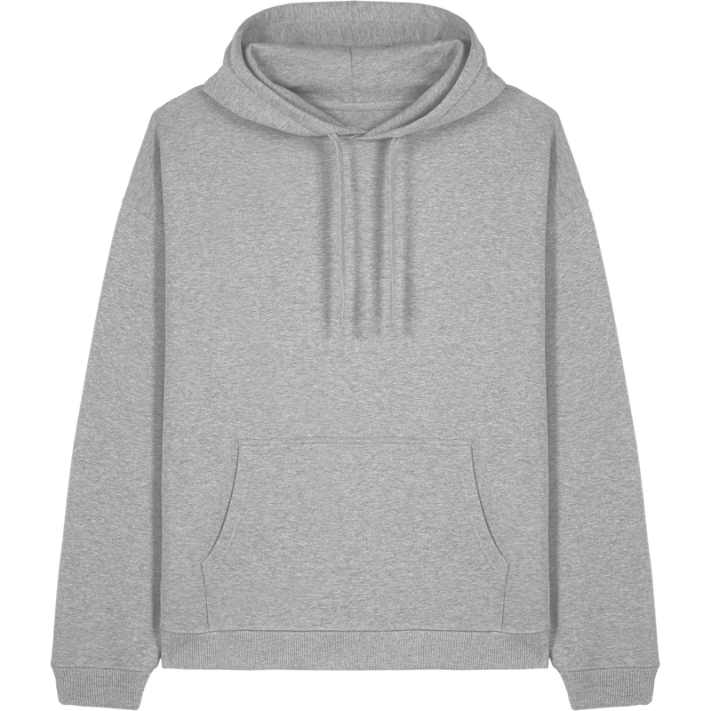 Sweat à capuche unisexe Slammer 2.0 à plat, coloris Heather Grey