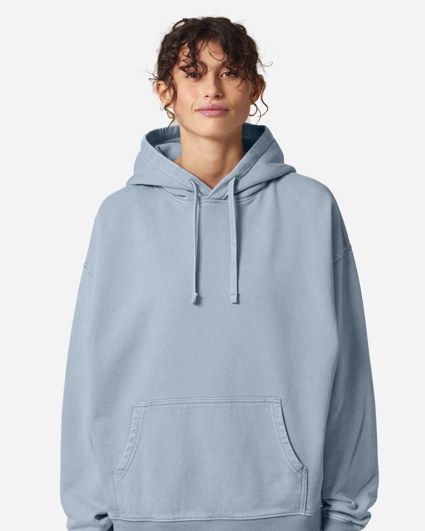 Sweat à capuche unisexe Slammer 2.0 Vintage porté, coloris G.Dyed Blue Stone