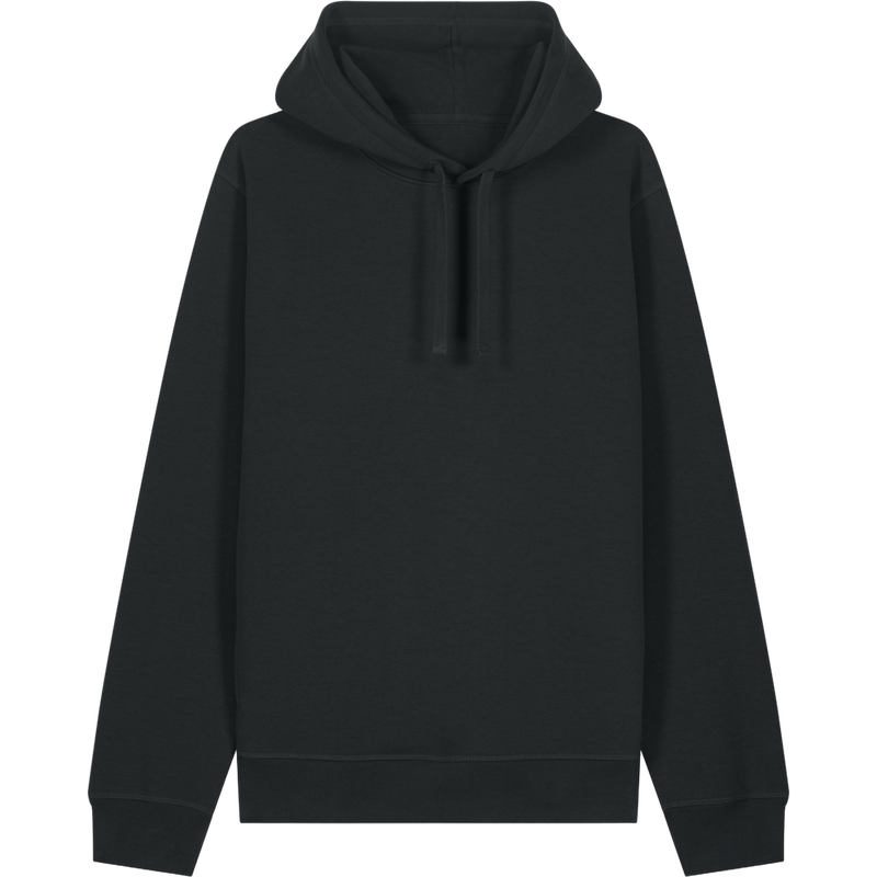Sweat à capuche unisexe Sounder à plat, coloris Black