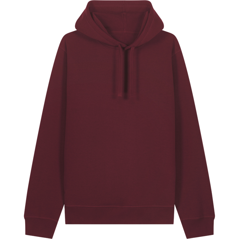 Sweat à capuche unisexe Sounder à plat, coloris Burgundy