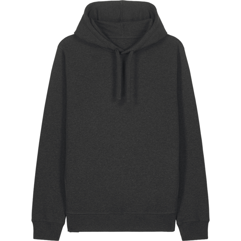 Sweat à capuche unisexe Sounder à plat, coloris Dark Heather Grey