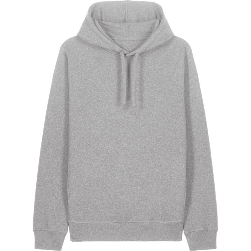 Sweat à capuche unisexe Sounder à plat, coloris Heather Grey