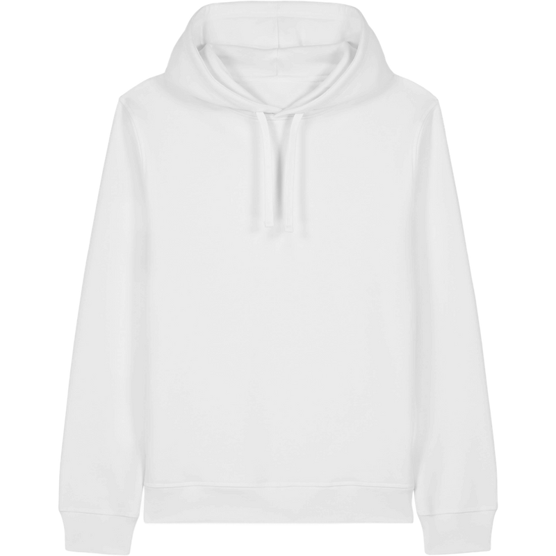 Sweat à capuche unisexe Sounder à plat, coloris White