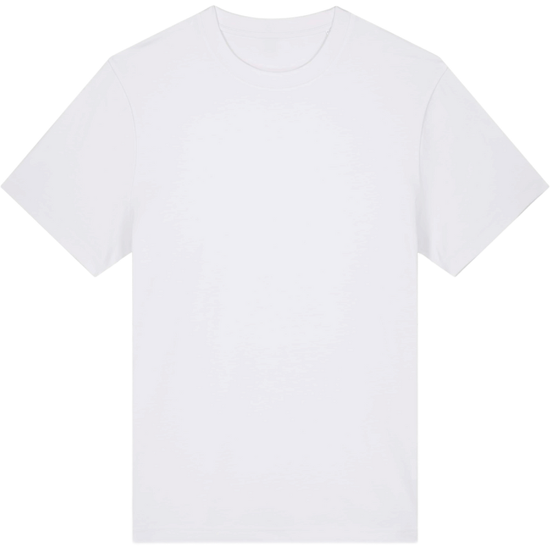 T-shirt unisexe Sparker 2.0 à plat, coloris White