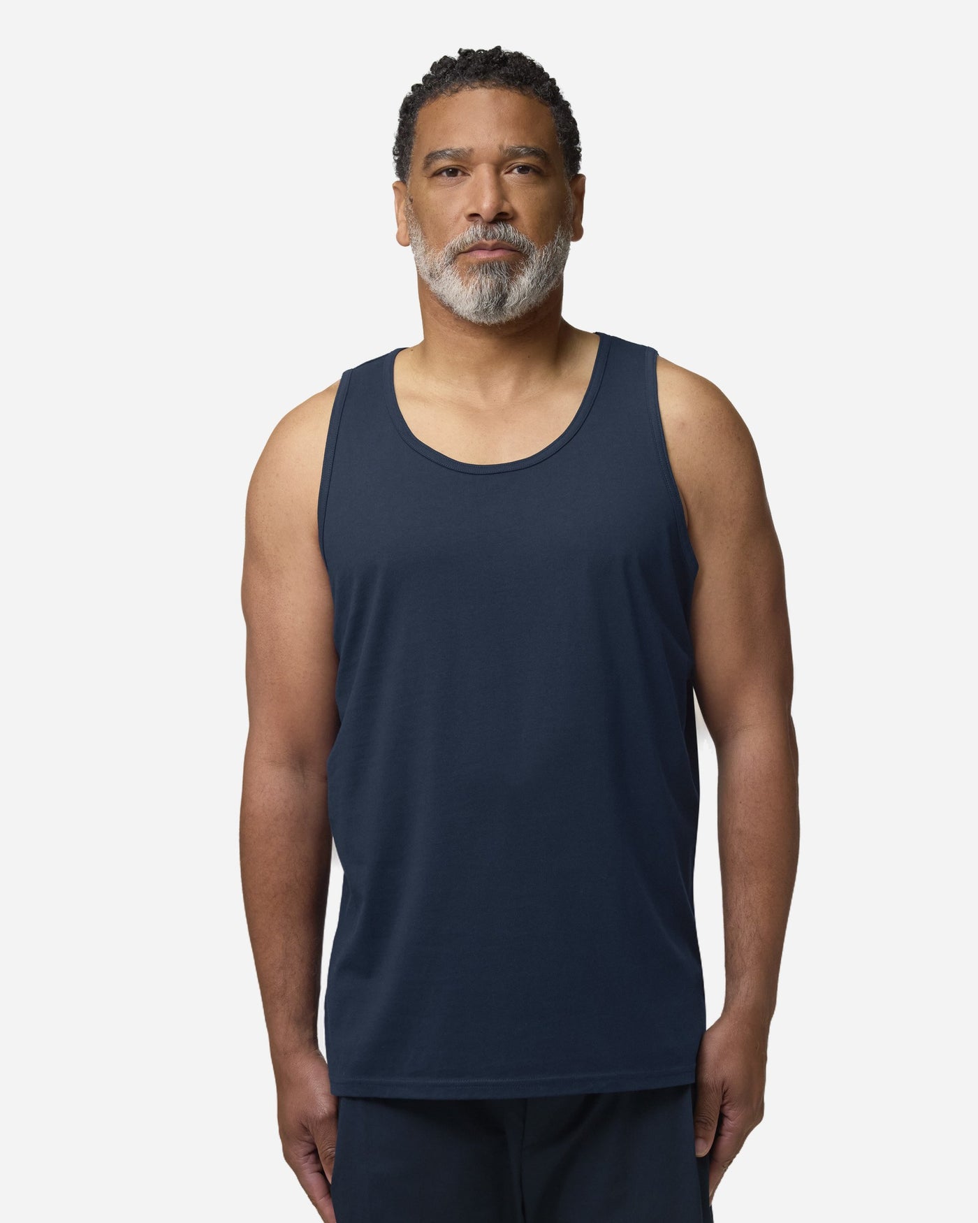 Débardeur homme Stanley Stancer porté, coloris French Navy