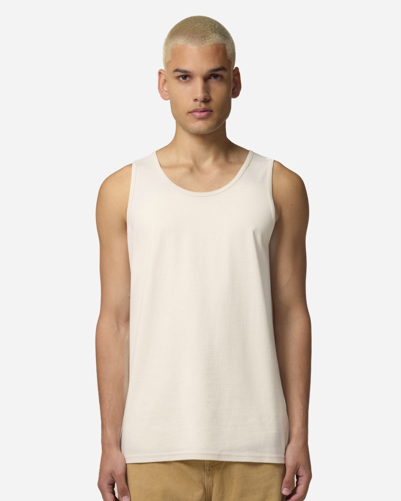 Débardeur homme Stanley Stancer porté, coloris Natural Raw