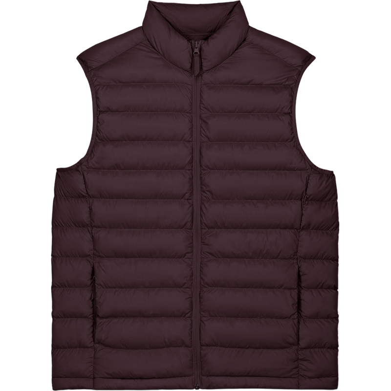 Doudoune sans manches homme Stanley Climber 2.0 à plat, coloris Red Brown