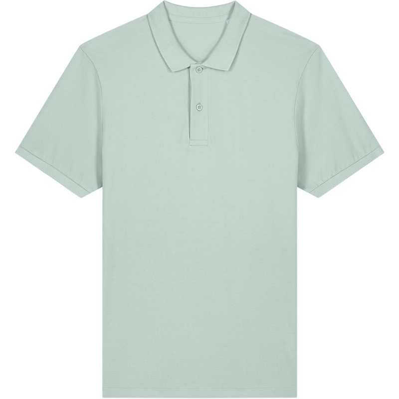 Polo homme Stanley Coaster à plat, coloris Caribbean Blue