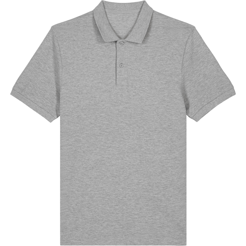 Polo homme Stanley Coaster à plat, coloris Heather Grey