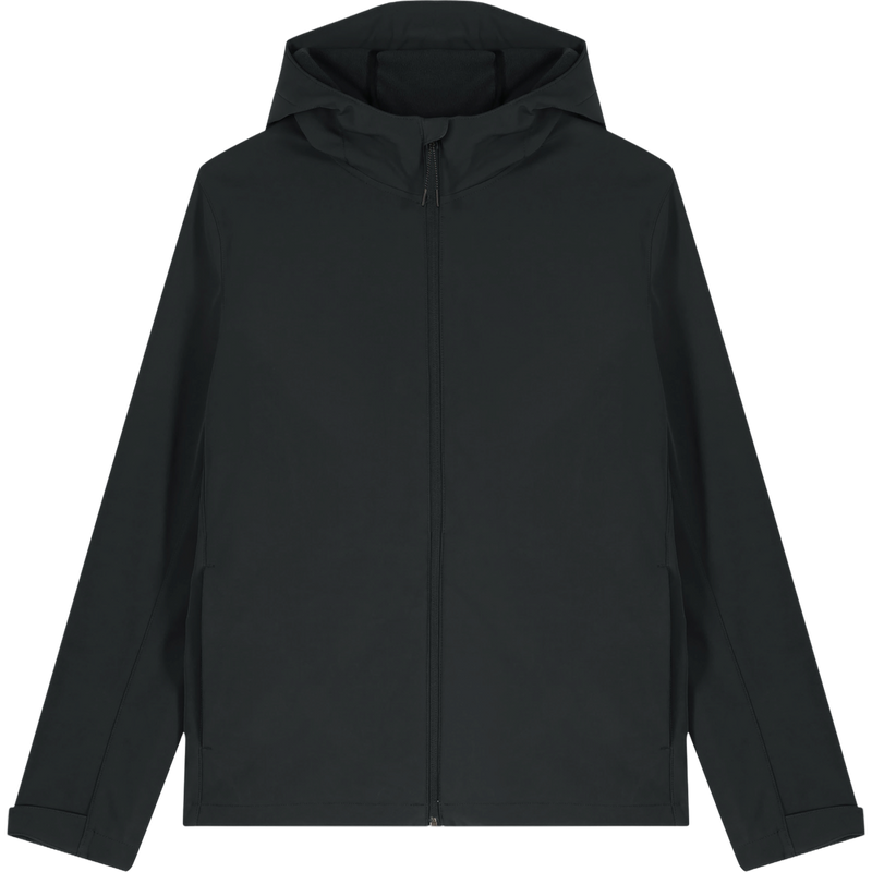 Veste softshell à capuche homme Stanley Discoverer à plat, coloris Black
