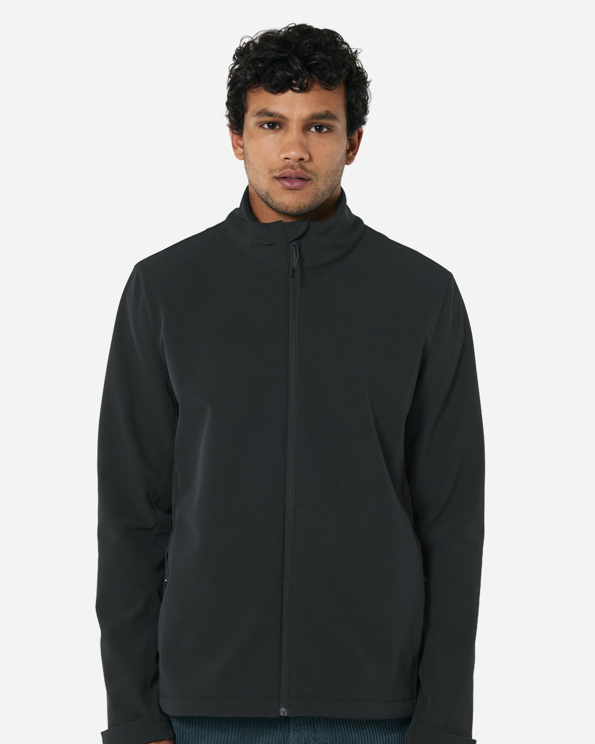 Veste softshell homme Stanley Navigator porté, coloris Black