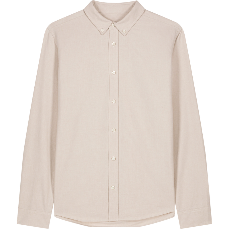 Chemise oxford homme Stanley Oxford Shirt à plat, coloris Beige Oxford