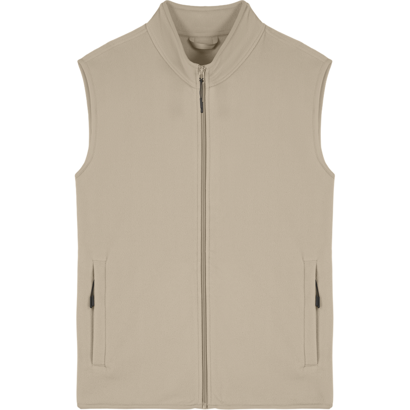 Gilet polaire homme Stanley Quester à plat, coloris Desert Dust