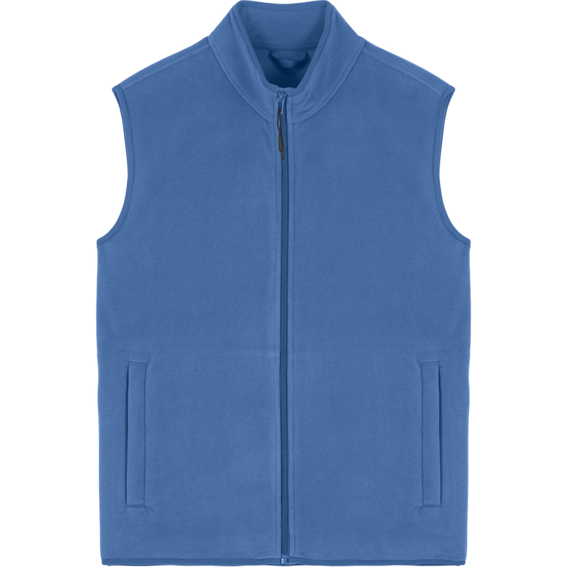 Gilet polaire homme Stanley Quester à plat, coloris Mindful Blue