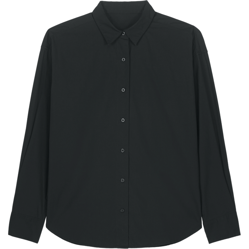 Chemise popeline homme Stanley Styler Shirt à plat, coloris Black