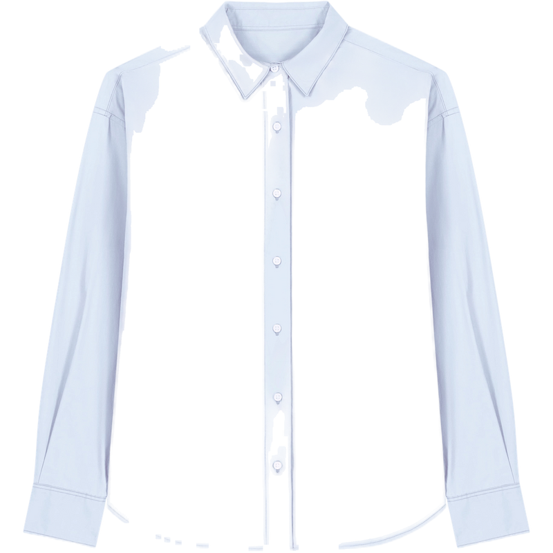 Chemise popeline homme Stanley Styler Shirt à plat, coloris Summer Blue