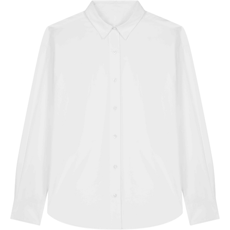 Chemise popeline homme Stanley Styler Shirt à plat, coloris White