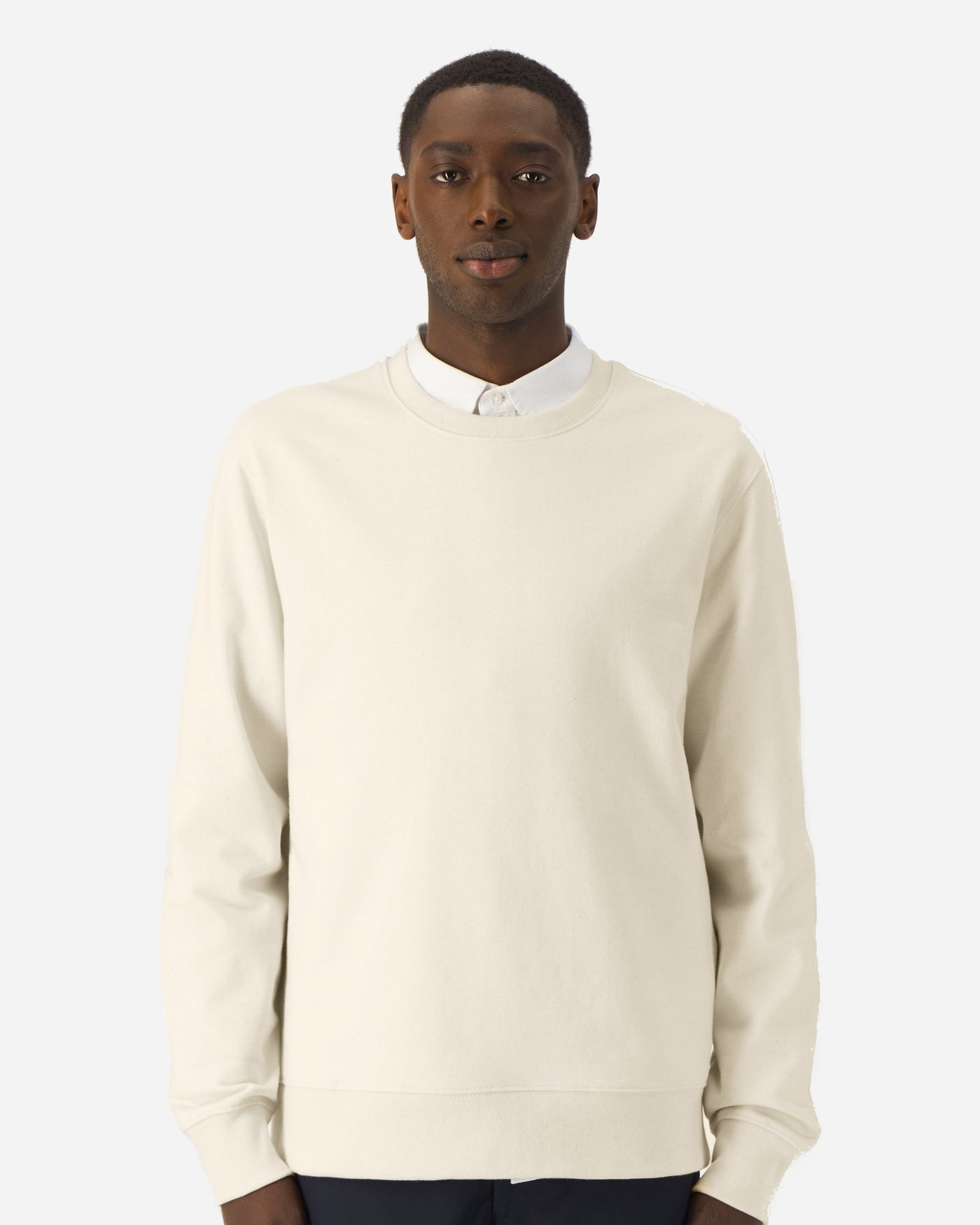 Sweat homme Stanley Thinker porté, coloris Natural Raw
