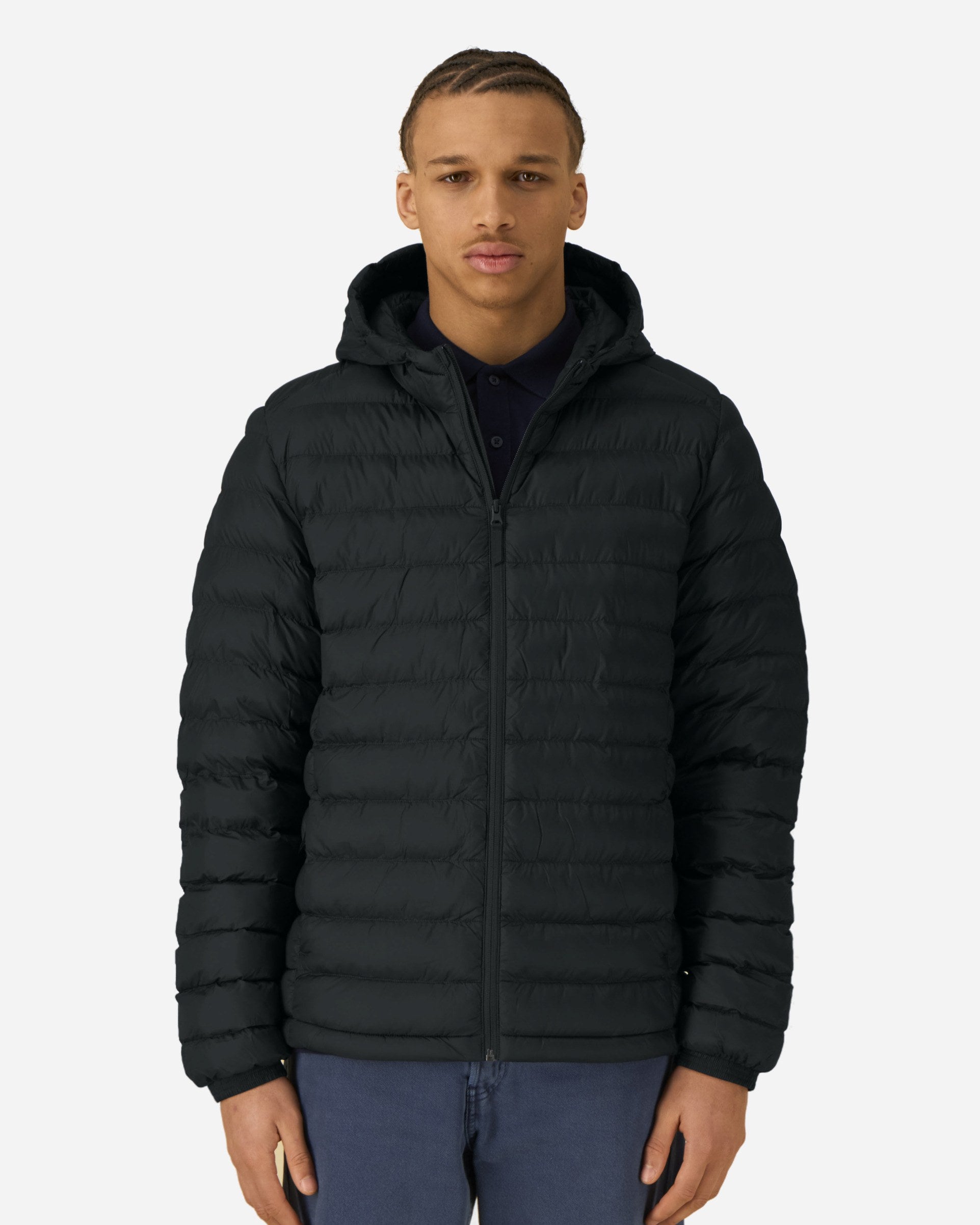 Doudoune à capuche homme Stanley Voyager 2.0 porté, coloris Black