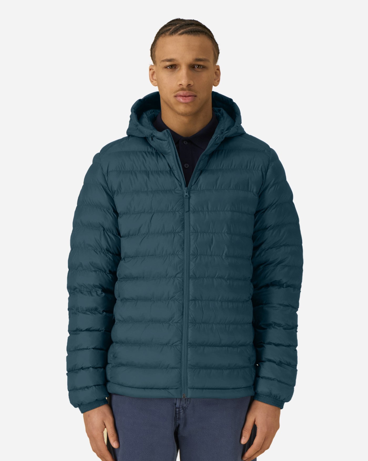 Doudoune à capuche homme Stanley Voyager 2.0 porté, coloris Stargazer