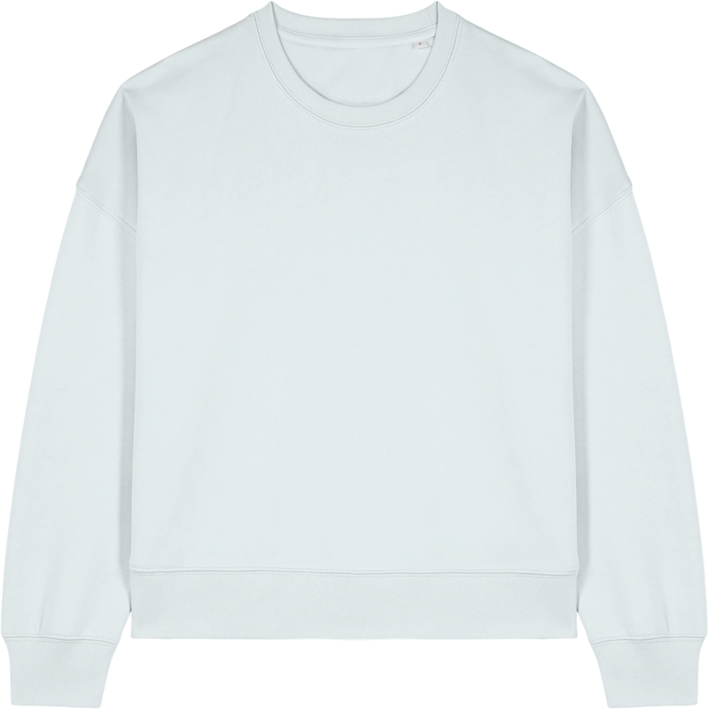 Sweat femme Stella Alma à plat, coloris Blue Ice