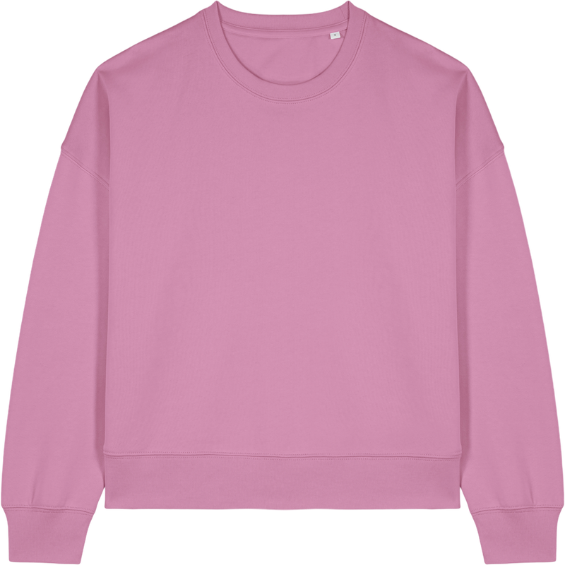 Sweat femme Stella Alma à plat, coloris Bubble Pink