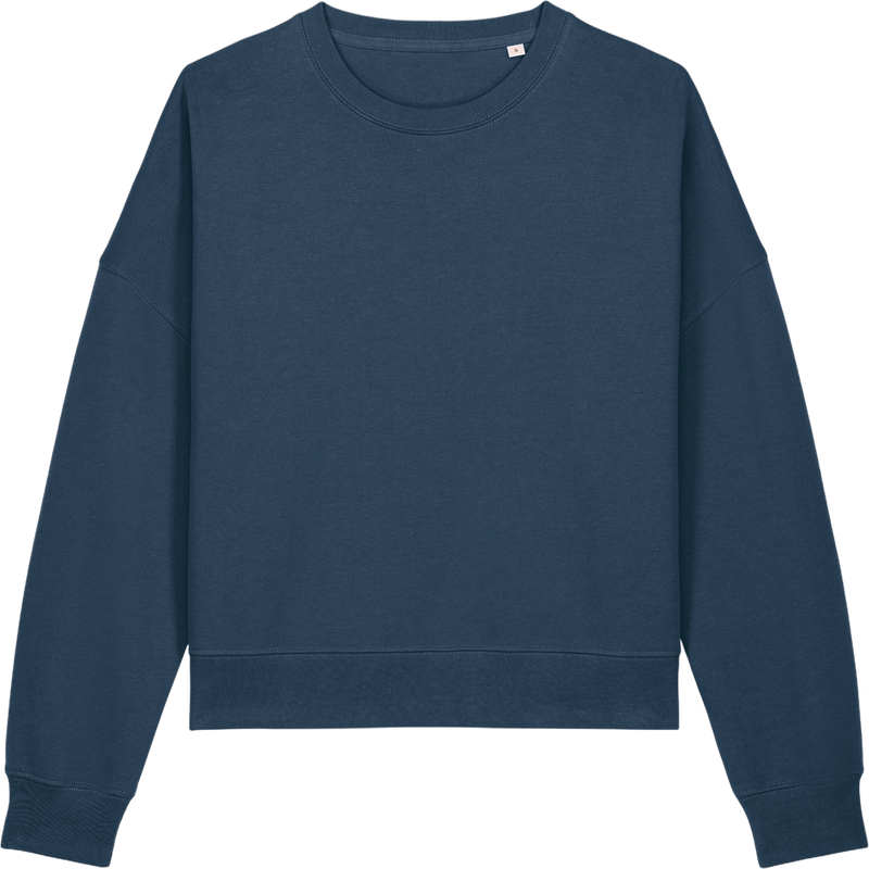 Sweat femme Stella Alma à plat, coloris Deep Teal