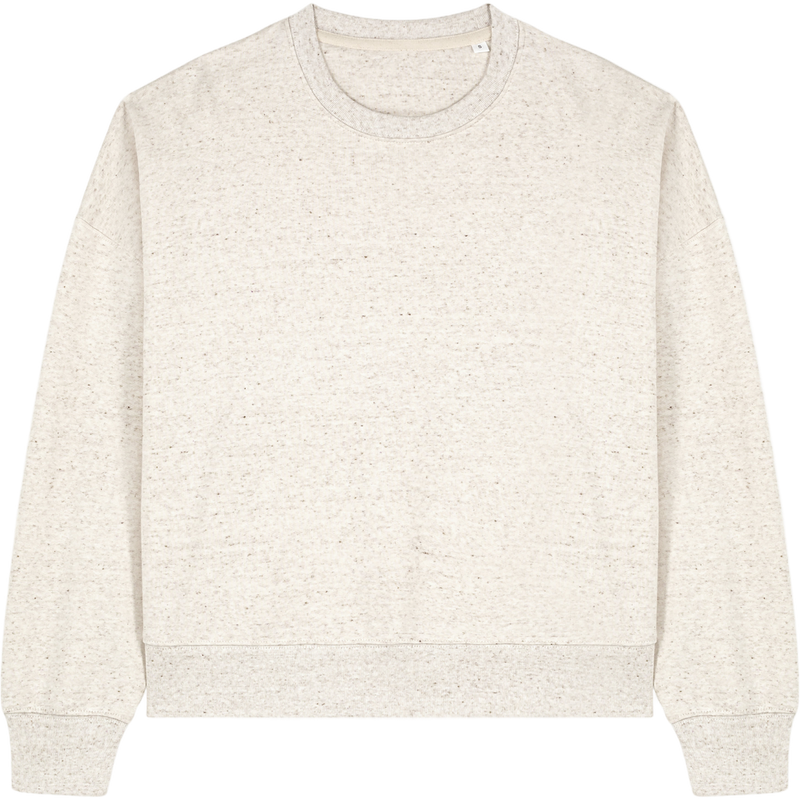 Sweat femme Stella Alma à plat, coloris Eco-Heather