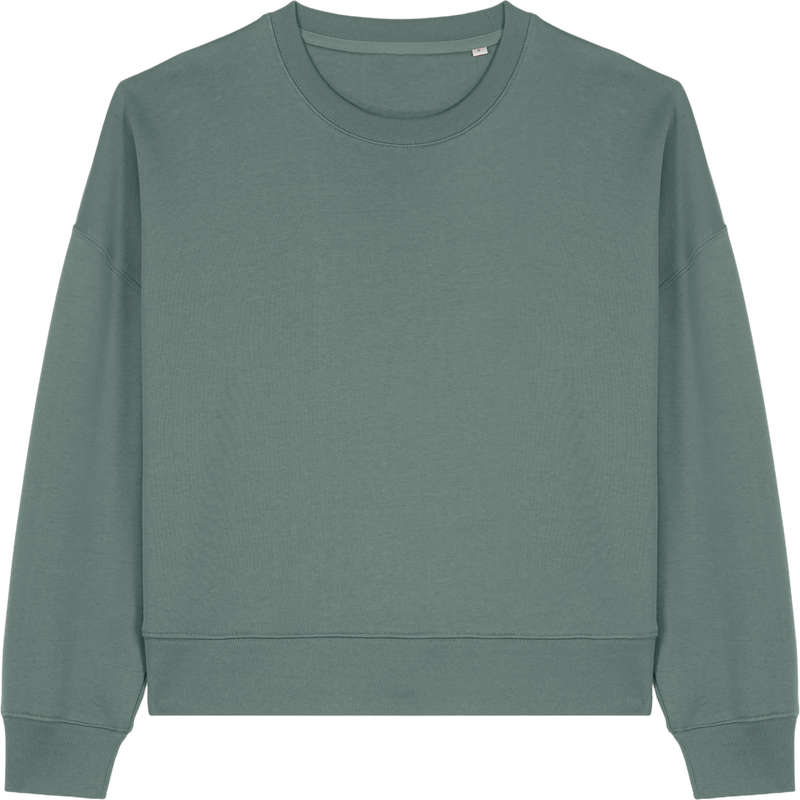 Sweat femme Stella Alma à plat, coloris Green Bay