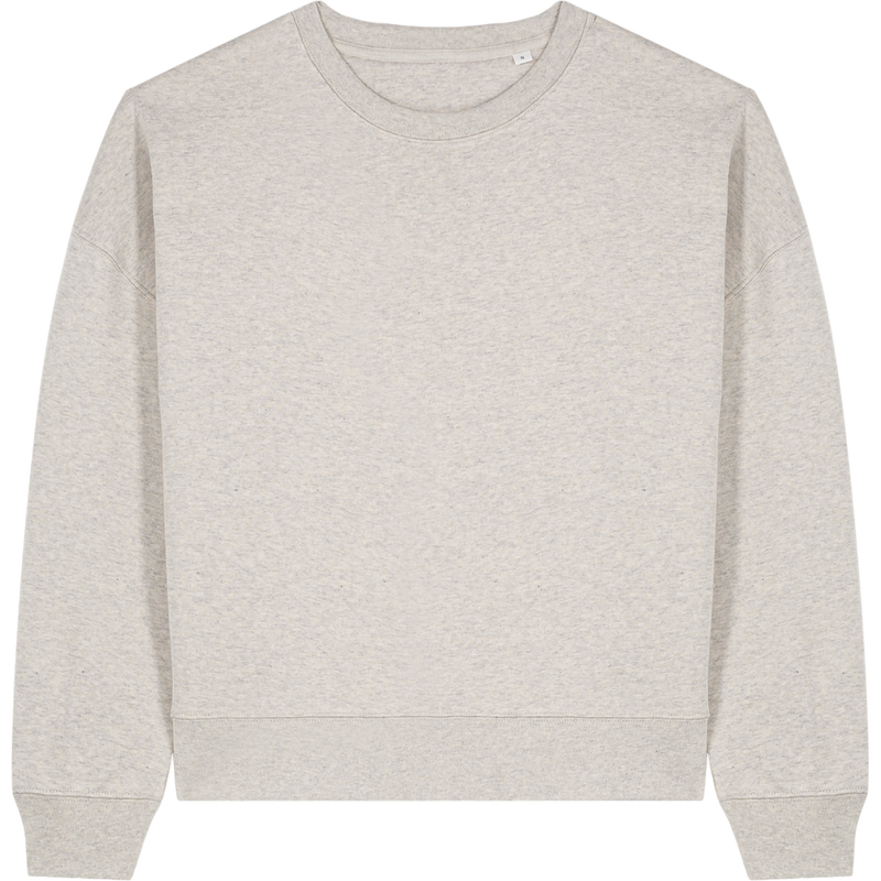 Sweat femme Stella Alma à plat, coloris Heather Haze