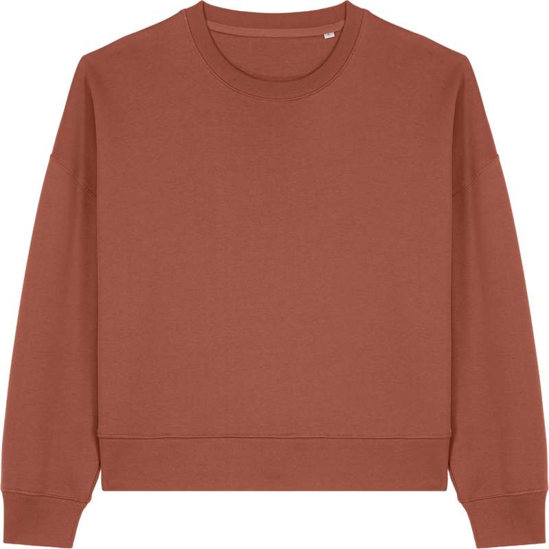 Sweat femme Stella Alma à plat, coloris Heritage Brown