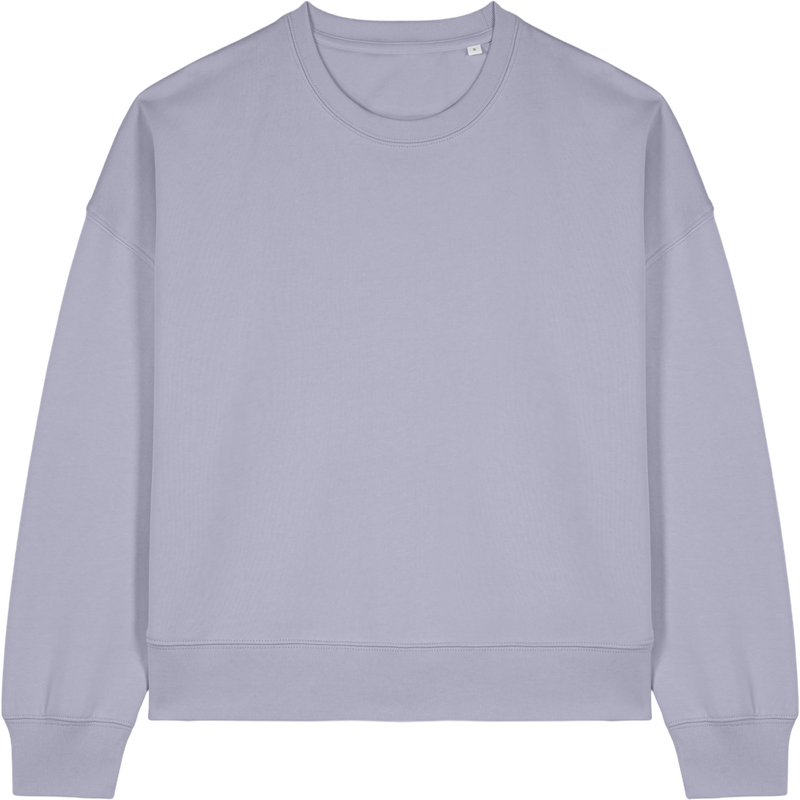 Sweat femme Stella Alma à plat, coloris Lavender