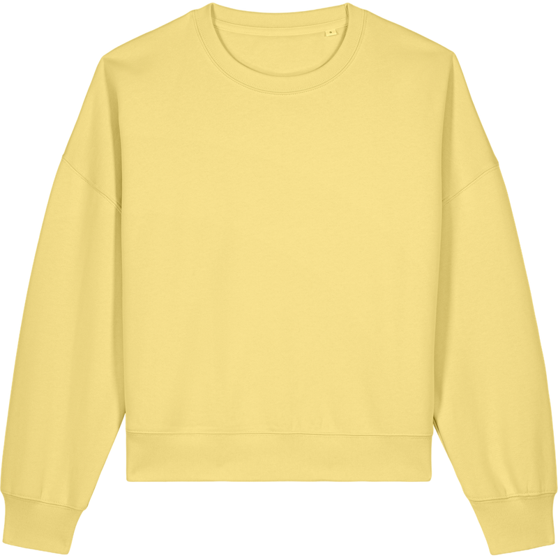 Sweat femme Stella Alma à plat, coloris Viva Yellow